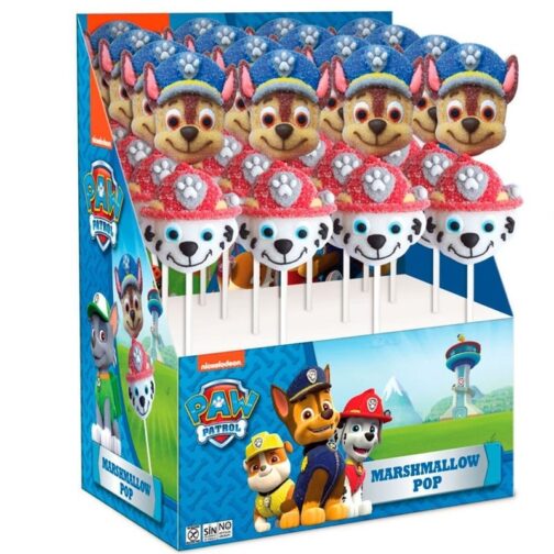 Espositore 16 lecca-lecca gelatine Paw Patrol