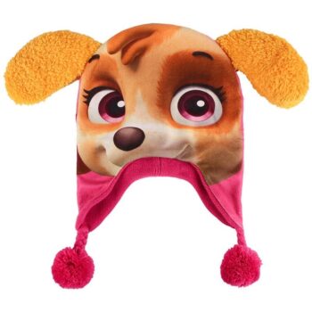 Paw Patrol - Cappellino peruviano Skye con orecchie e pon-pon