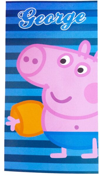 Asciugamano telo mare George Stripes Peppa Pig