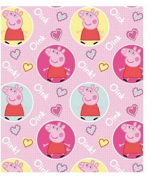 Plaid in Pile Peppa Pig Cerchi