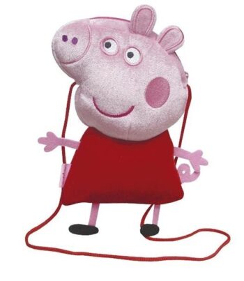 Borsetta peluche sagomata Peppa Pig