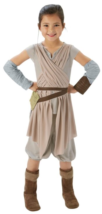 Costume bambina Rey Star Wars DeLuxe