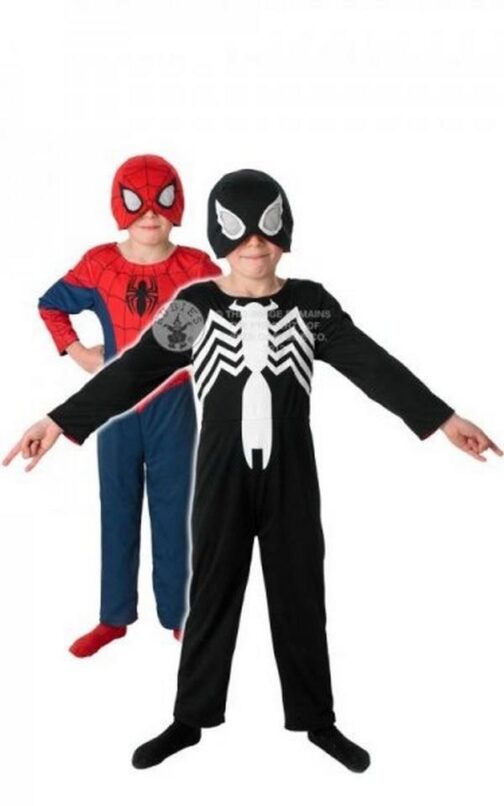 Costume reversibile Spiderman 2 in 1