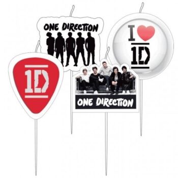 Confezione 4 candeline One Direction