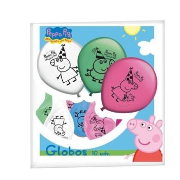 Palloncini vari colori per festa Peppa Pig