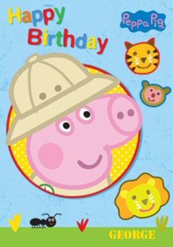 Auguri Compleanno Peppa Pig George generico
