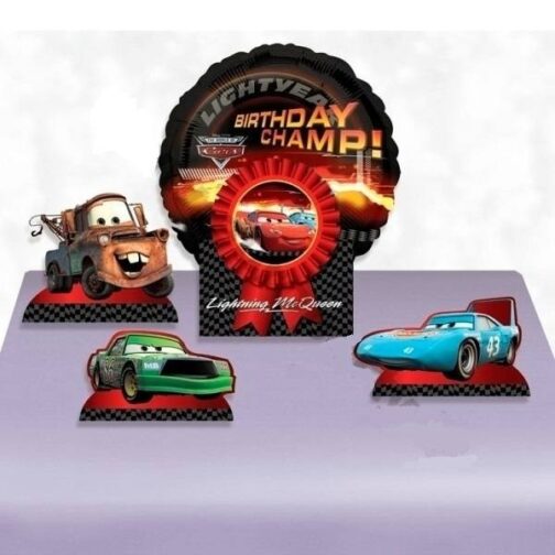 Centrotavola Disney Cars con palloncino