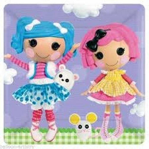 Piatti festa quadrati Lalaloopsy