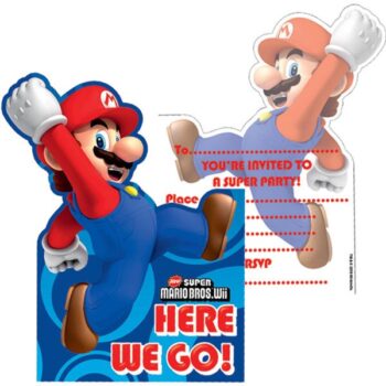 Inviti per festa Super Mario