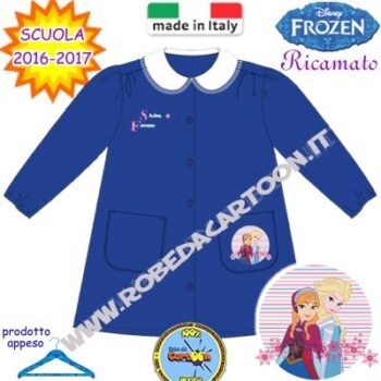 Grembiule scuola elementare Disney Frozen blu