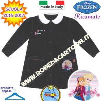 Grembiule scuola elementare Disney Frozen nero