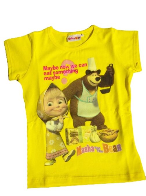 T-shirt Masha e Orso "Maybe"