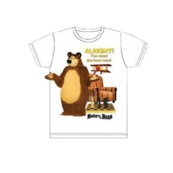 T-shirt Masha e Orso "Alright"