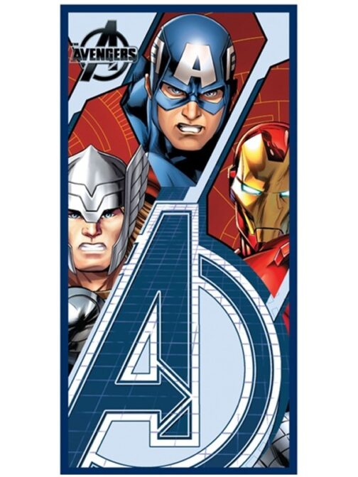 Asciugamano telo mare Avengers Trio