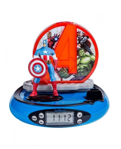 Radio sveglia con proiezione Marvel Avengers