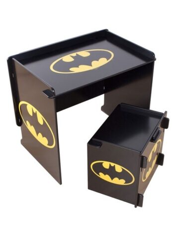 Scrivania e sgabello Batman "Batcave"