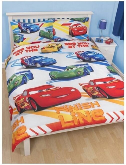 Parure copripiumino matrimoniale Disney Cars Speed