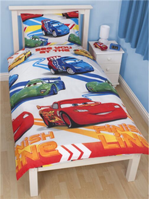 Parure copripiumino singolo reversibile Disney Cars