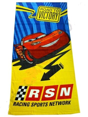 Asciugamano telo mare Disney Cars "Road to victory"