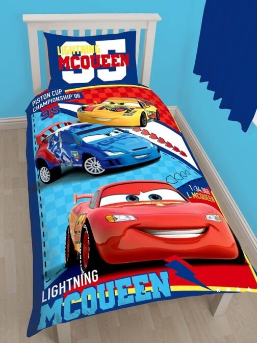 Parure copripiumino singolo Disney Cars Piston Cup