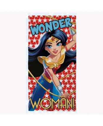 Asciugamano telo mare DC Superhero Girls Wonder Woman