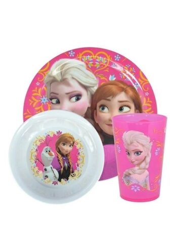 Set tavola 3 pezzi Disney Frozen