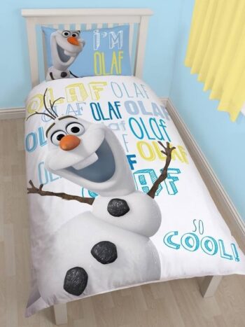 Parure copripiumino singola reversibile Olaf Disney Frozen