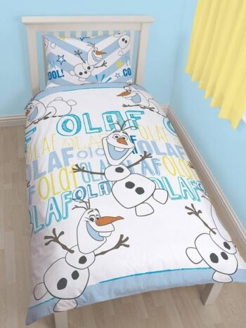 Parure copripiumino singola reversibile Olaf Disney Frozen