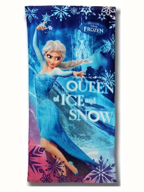 Asciugamano telo mare Disney Frozen Regina del Ghiaccio