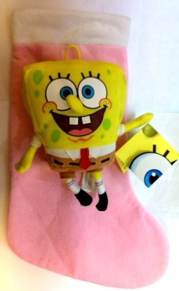 Calza befana con peluche Spongebob