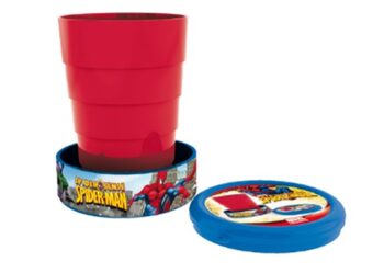 Bicchiere ripiegabile Spiderman