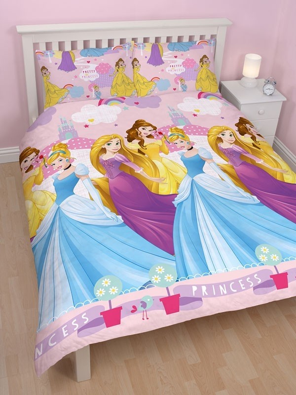 Disney Parure Sacco Copripiumino Principesse Princess Letto Singolo 1 Una  Piazza 100% Cotone - Sacca + Federa