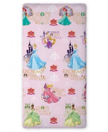 Coprimaterasso letto singolo Principesse Disney