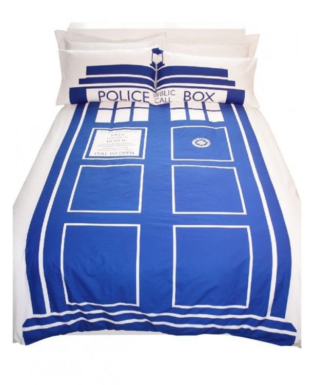 Doctor Who Tardis - Parure Copripiumino piazza e mezza/matrimoniale