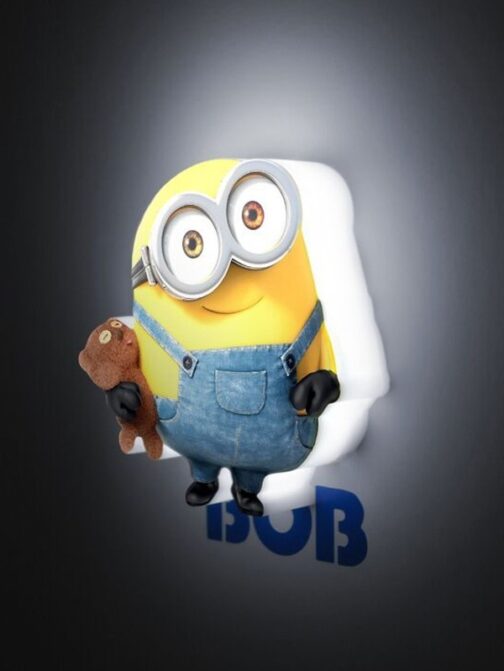 Mini-Luce da parete 3D a LED Bob Minions