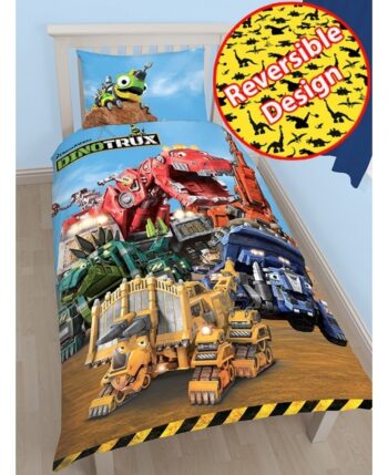 Parure copripiumino singolo Dinotrux