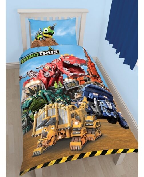 Parure copripiumino singolo Dinotrux