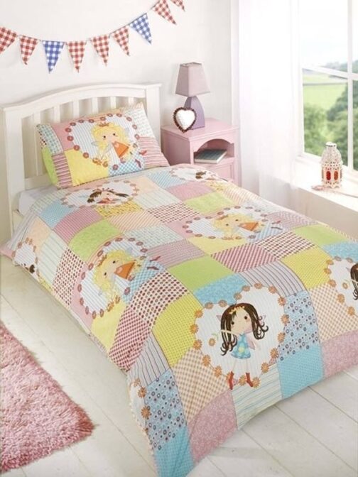 Parure copripiumino singolo Patchwork Fate