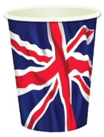 Bicchieri festa Union Jack