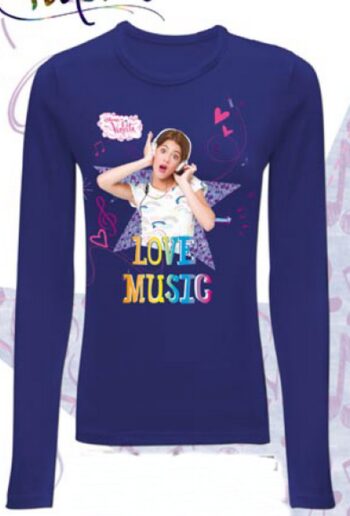 Maglia maniche lunghe Violetta Disney