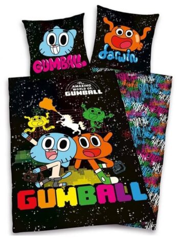 Parure Copripiumino Singolo reversibile Lo straordinario mondo di Gumball