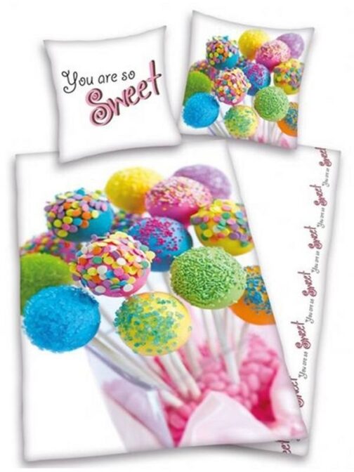 Parure Copripiumino Singolo "You are so sweet" Lollipop