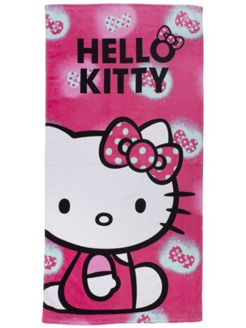 Asciugamano Telo Mare Hello Kitty
