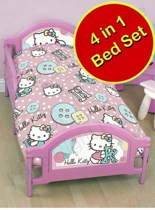 Set lettino 4in1 Hello Kitty Buttons