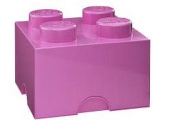 Scatola Mattoncino Lego fucsia