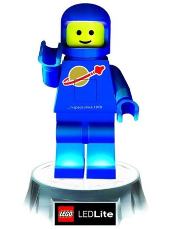 Torcia e luce notturna Lego Spaceman Blu