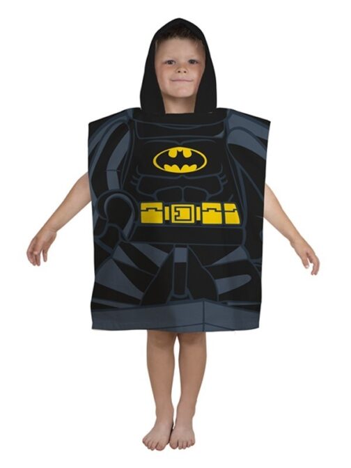 Accappatoio poncho con cappuccio Lego DC Superheroes Batman