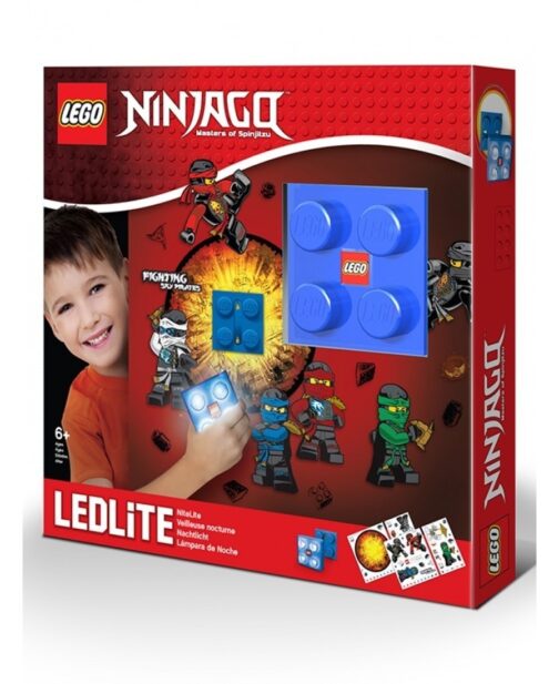 Luce da parete 3D a LED Lego Ninjago con adesivi