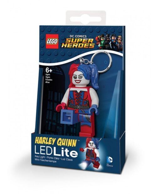 Portachiavi con LED di Harley Quinn Lego DC Superheroes