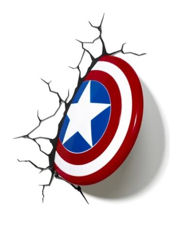 Luce da parete 3D a LED Capitan America